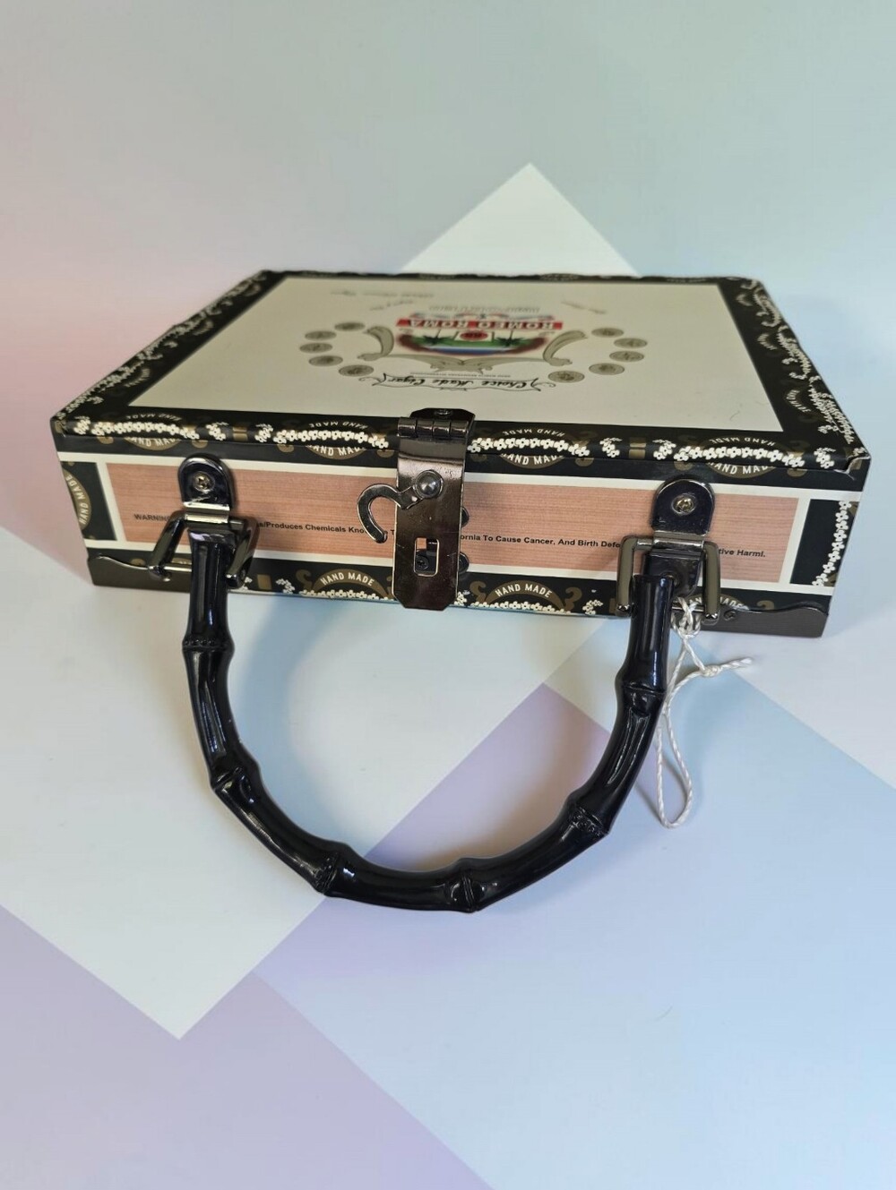 Vintage Romeo Roma Handmade Cigar Box Handbag - Picture 2 of 8